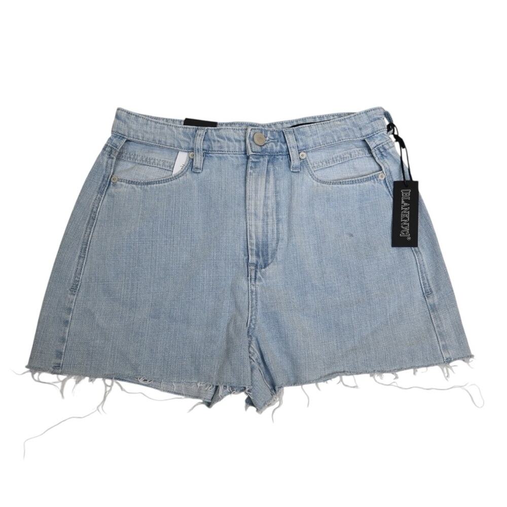 BlankNYC Womens 27 Cut Off Cut Out Denim Jean Shorts NEW
